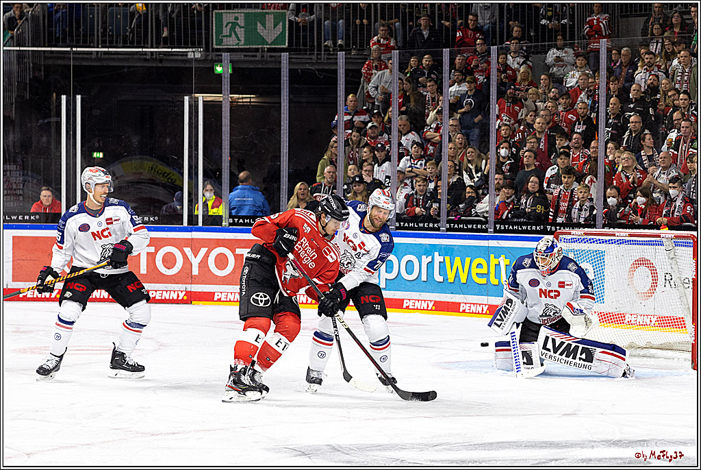 PENNY DEL;  Kölner Haie - Nuernberger Ice Tigers; Köln, 18.11.2022